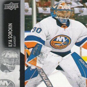 Ilya Sorokin - 2021/2022 Upper Deck Series 2 Hockey Card